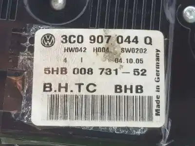 Pezzo di ricambio per auto di seconda mano controllo climatico per volkswagen passat berlina 2.0 tdi riferimenti oem iam 3c0907044q 3c0907044bb 5hb00873152 