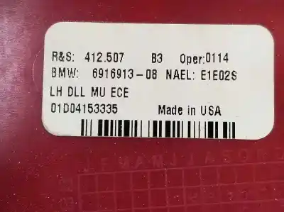 Second-hand car spare part left tailgate door light for bmw x5 (e53) 3.0 d oem iam references 63217164485  63217164485