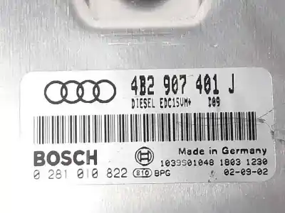 Автозапчасти б/у блок управления двигателем за audi a6 c5 avant (4b5) 2.5 tdi ссылки oem iam 4b2907401j  0281010822