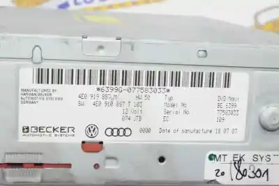 Gebrauchtes Autoersatzteil gps-navigationssystem zum audi q7 (4l) 3.0 v6 24v tdi oem-iam-referenzen 4e0919887m  4e0910887t