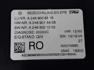 Pièce détachée automobile d'occasion module électronique pour clase c clase a 2.0 références oem iam a2469008516  2469008516