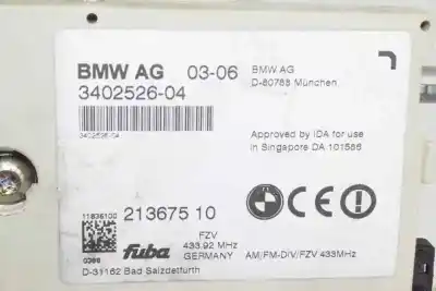 Peça sobressalente para automóvel em segunda mão módulo eletrónico antena por bmw x3 (e83) 2.0 d referências oem iam 65203402526  65203452099
