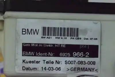 Pezzo di ricambio per auto di seconda mano motore alzacristalli posteriore destro per bmw x3 (e83) 2.0 d riferimenti oem iam 67626925966  67626925966