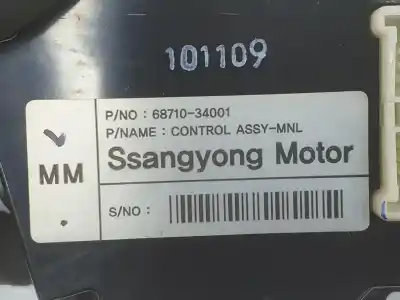 Second-hand car spare part climate control for ssangyong korando 2.0 td oem iam references 6871034001  6871034001