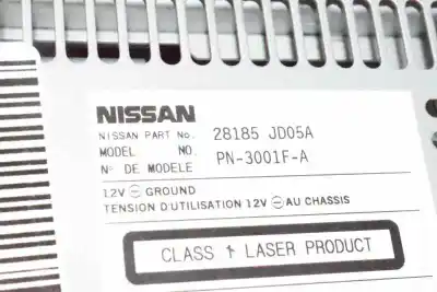 Автозапчастина б/у аудіо система / радіо cd для nissan qashqai / qashqai +2 i (j10, nj10, jj10e) 1.5 dci посилання на oem iam 28185jd05a  28185jd05a