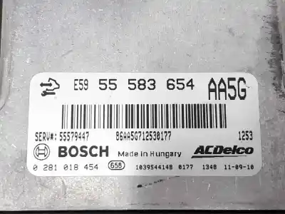 Автозапчасти б/у блок управления двигателем за opel astra j gtc 2.0 16v cdti ссылки oem iam 55583654  55583654