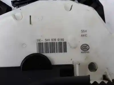 Автозапчастина б/у замок заднього правого дверя для seat leon (5f1) 1.6 tdi посилання на oem iam 5k4839016q  