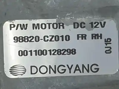 Second-hand car spare part right front window motor for ssangyong korando 2.0 td oem iam references 8810234001  8810234001