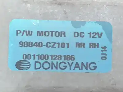 Second-hand car spare part rear right window motor for ssangyong korando 2.0 td oem iam references 881223400  881223400