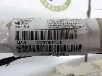 Автозапчастина б/у передня права подушка безпеки для bmw 7 (e65, e66, e67) 730 d посилання на oem iam 72129143352  72129143352