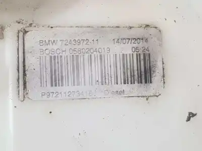 Pièce détachée automobile d'occasion pompe à carburant pour bmw serie 1 berlina 5p (f20) 2.0 116d références oem iam 16117243972  0580204019