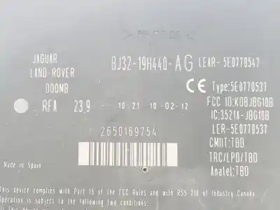 Автозапчасти б/у электронный модуль за land rover range rover evoque (l538) 2.0 4x4 ссылки oem iam bj3219h440ag  bj3219h440ag