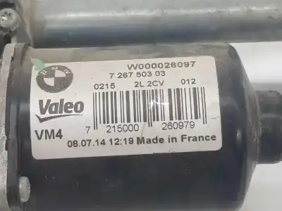 Pièce détachée automobile d'occasion moteur d'essuie-glace avant pour bmw serie 1 berlina 5p (f20) 2.0 116d références oem iam 61617239510  726750303