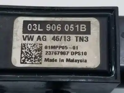 Peça sobressalente para automóvel em segunda mão sensor de pressão por seat leon (5f1) 1.6 tdi referências oem iam 03l906051b  03l906051b