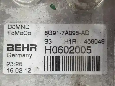Автозапчастина б/у масляний радіатор для land rover evoque 2.0 turbo посилання на oem iam lr002916  6g917a095ad