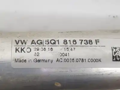 Автозапчасти б/у трубы кондиционирования воздуха за seat leon (5f1) 1.6 tdi ссылки oem iam 5q1816738f  5q1816738f