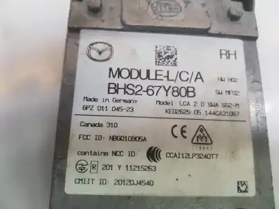 Second-hand car spare part electronic module for mazda 3 lim. (bl) 2.2 turbodiesel cat oem iam references bhs267y80b  bhs267y80d