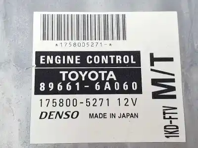 Peça sobressalente para automóvel em segunda mão centralina de motor uce por toyota land cruiser (j12) 3.0 turbodiesel referências oem iam 896616a060 896616a060 