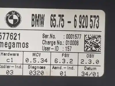 Автозапчастина б/у електронний модуль для bmw 7 (e65, e66, e67) 745 i, li посилання на oem iam 65756920573  65756920573