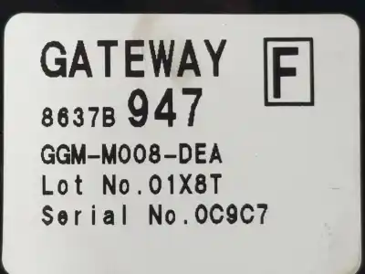 Автозапчастина б/у електронний модуль для mitsubishi asx (ga0w) 1.6 cat посилання на oem iam 8637b947  8637b947