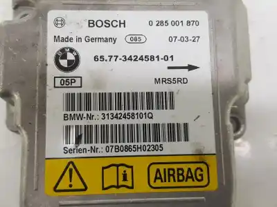 Second-hand car spare part airbag control unit for bmw x3 (e83) 2.0 d oem iam references 65773424581  3424581