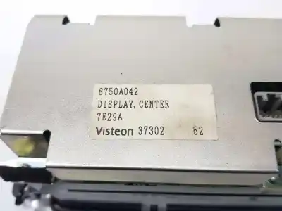 Second-hand car spare part multifunction display for mitsubishi montero (v80/v90) 3.2 di-d intense oem iam references 8750a042  8750a042