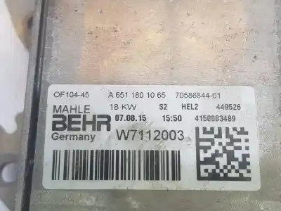 Автозапчасти б/у охладитель моторного масла за clase c clase a 2.1 cdi ссылки oem iam a6511801065  a6511801065
