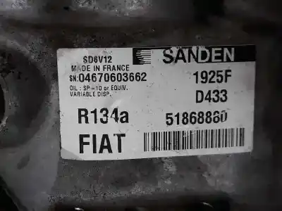 Автозапчастина б/у компресор кондиционера для opel combo furgoneta/monovolumen (x12) 1.6 cdti (b05) посилання на oem iam 51868880  95525446