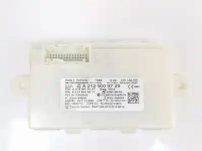 Second-hand car spare part electronic module for mercedes-benz clase a (w176) 2.1 cdi cat 136 cv / 100 kw oem iam references a2129009729