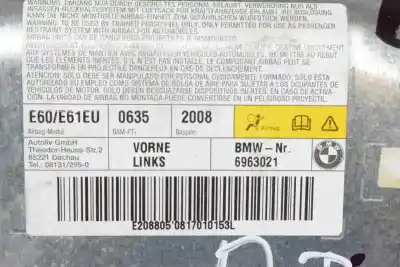 Peça sobressalente para automóvel em segunda mão airbag frontal lado esquerdo por bmw 5 (e60) 520 d referências oem iam 72126963021  6963021