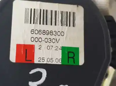 Автозапчастина б/у задній правий ремін безпеки для audi q7 (4l) 3.0 v6 24v tdi посилання на oem iam 4l0857811c  4l0857811c