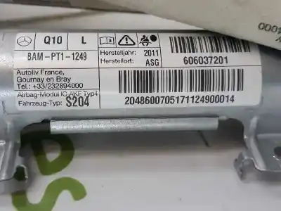 Second-hand car spare part front left curtain airbag for clase c clase c familiar 2.1 cdi oem iam references 2048600705  606037201