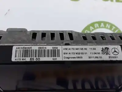 Second-hand car spare part multifunction display for clase c clase c familiar 2.1 cdi oem iam references a1729008500  a2c30083500