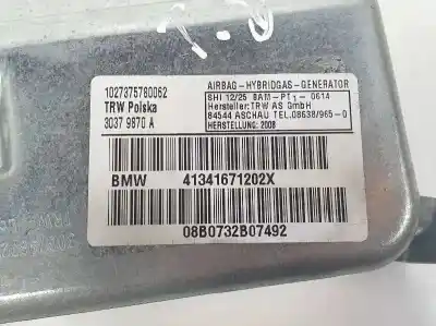 Автозапчасти б/у подушка безопасности задняя правая за bmw x3 (e83) 2.0 turbodiesel cat ссылки oem iam 72123416712  72123416712
