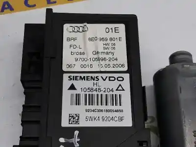 Second-hand car spare part rear left window motor for audi a4 b7 avant (8ed) 2.0 tdi 16v oem iam references 8e0959801e  97001015998204 5wk49204cbf