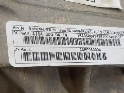 Автозапчасти б/у задний дифференциал за clase c clase m 3.0 cdi ссылки oem iam a1643500414  a1643500414