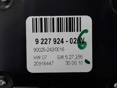 Second-hand car spare part climate control for bmw x6 (e71, e72) xdrive 40 d oem iam references 9227924  64119310447