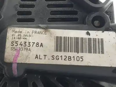 Автозапчастина б/у генератор для renault kangoo (kc0/1_) 1.5 dci посилання на oem iam 8200373636  s543378a
