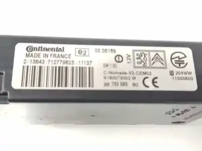 Gebrauchtes Autoersatzteil elektronisches modul zum citroen jumpy 2.0 hdi cat (rhk / dw10uted4) oem-iam-referenzen 9675359580  9675359580