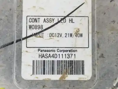 Second-hand car spare part xenon headlights control unit  for nissan np300 pickup 2.3 dci d oem iam references hasa4d111371  