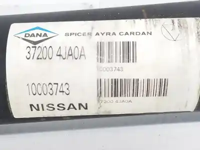 Автозапчастина б/у передня центральна трансмісія для nissan navara np300 pickup d23m acenta double cab 4x4 посилання на oem iam 372004ja0a