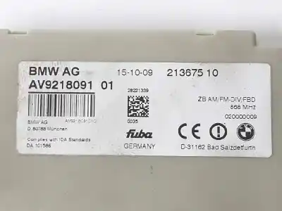 Pezzo di ricambio per auto di seconda mano amplificatore d'antenna per bmw 7 (f01, f02, f03, f04) 740 d riferimenti oem iam 65209218091  65209218091 Pezzo di ricambio per auto di seconda mano amplificatore d'antenna per bmw 7 (f01, f02, f03, f04) 740 d riferimenti oem iam 65209218091  65209218091