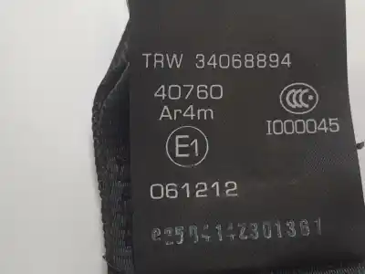 Автозапчастина б/у задній правий ремін безпеки для ford focus lim. 1.0 ecoboost посилання на oem iam 1913152  bm51611b68ah3ja6