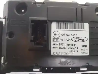 Second-hand car spare part multifunction display for ford focus lim. 1.0 ecoboost oem iam references 2014481  em5t18b955bd