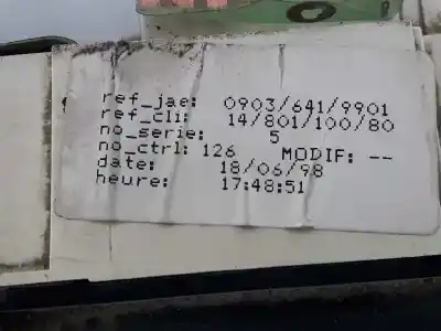 Peça sobressalente para automóvel em segunda mão quadrante por citroen jumpy 1.9 turbodiesel referências oem iam 1480110080  6101a6