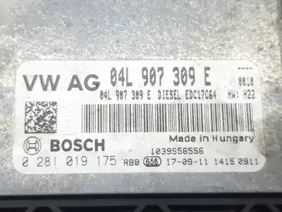 Автозапчастина б/у ебу контролер двигуна для skoda rapid ambition посилання на oem iam 04l907309e  04l907309e