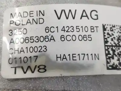 Second-hand car spare part steering column for skoda rapid spaceback (nh1) 1.6 tdi oem iam references 6c1423510bt  6c1423510bt