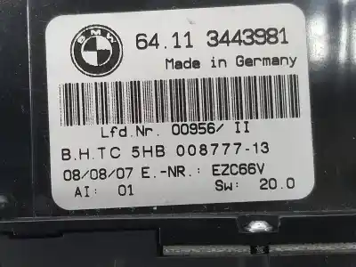 Second-hand car spare part climate control for bmw x3 (e83) 3.0 d oem iam references 64113443981  64113443981