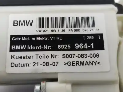 Автозапчасти б/у мотор стекла переднего правого за bmw x3 (e83) 3.0 d ссылки oem iam 6925964