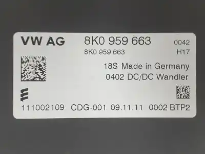 Автозапчастина б/у електронний модуль для audi a3 sportback (8pa) 1.6 tdi посилання на oem iam 8k0959663